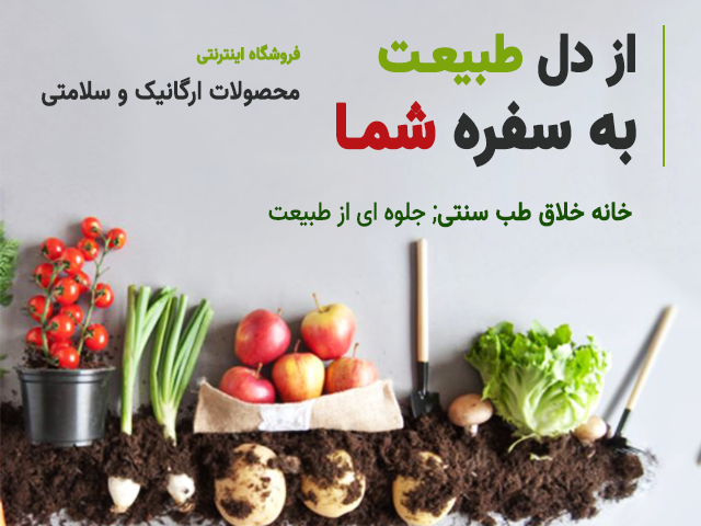 محصولات طبیعی و ارگانیک خانه خلاق طب سنتی مهدیار